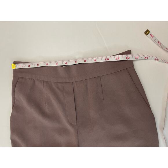 Aritzia Babaton Conan Pant Cropped Slim-Leg Trousers Shadow Mauve Size 2 - Picture 8 of 12